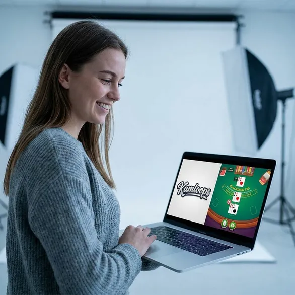 play blackjack online at Kamloops